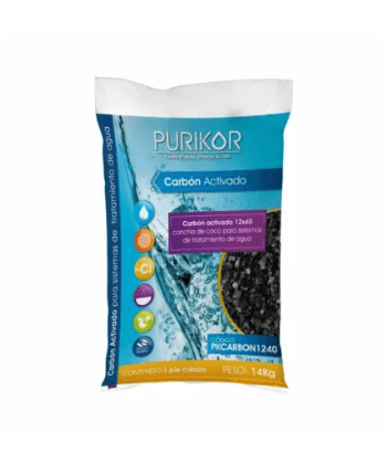 Carbón activado concha de coco